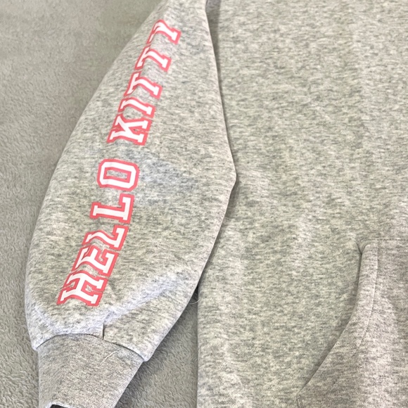 NEW Hello Kitty Zip Up Hoodie Kids Size XL - Picture 4 of 12